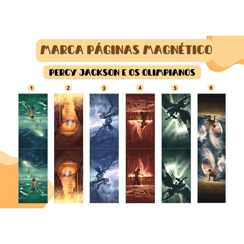 PERCY JACKSON - MARCA PÁGINAS MAGNÉTICO
