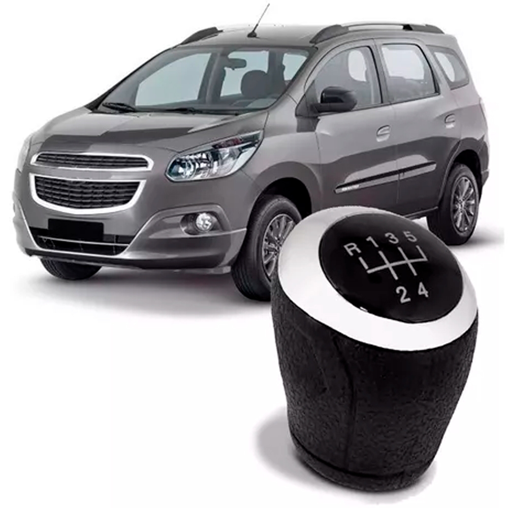 Bola de Cambio 5 Marchas Prisma Onix Spin - Aro Cromado em Oferta na Shopee