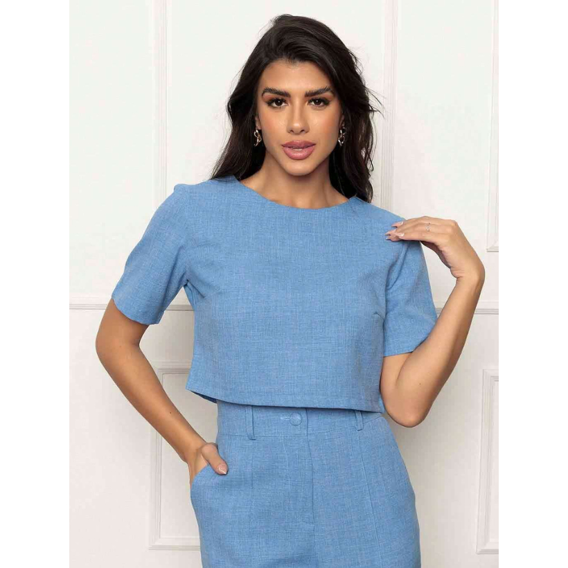 Blusa Feminina Linho Premium em Oferta na Shopee