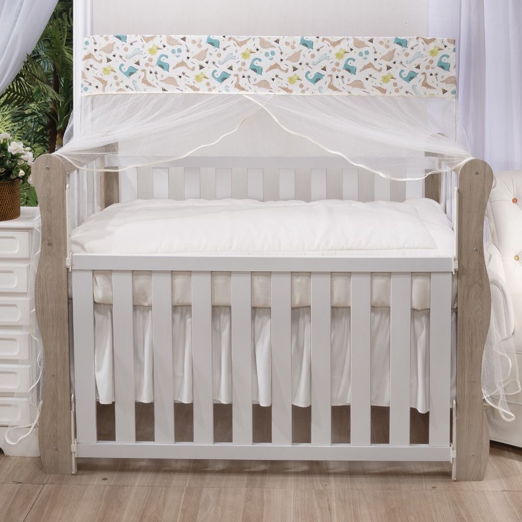 MOSQUITEIRO (CORTINADO) PARA BERÇO DINOSSAURO MENINO