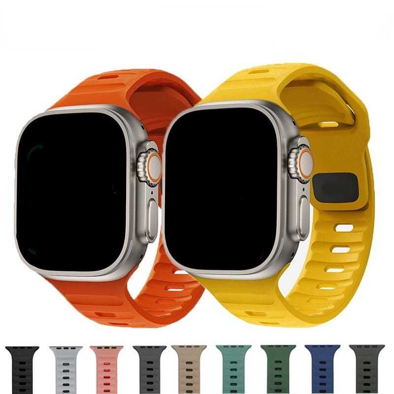 Pulseira  Para relogio de Silicone Faixa Mariner Watch 38mm 40mm 41mm 42mm 44mm 45mm 49mm Ultra serie 8 em Oferta na Shopee