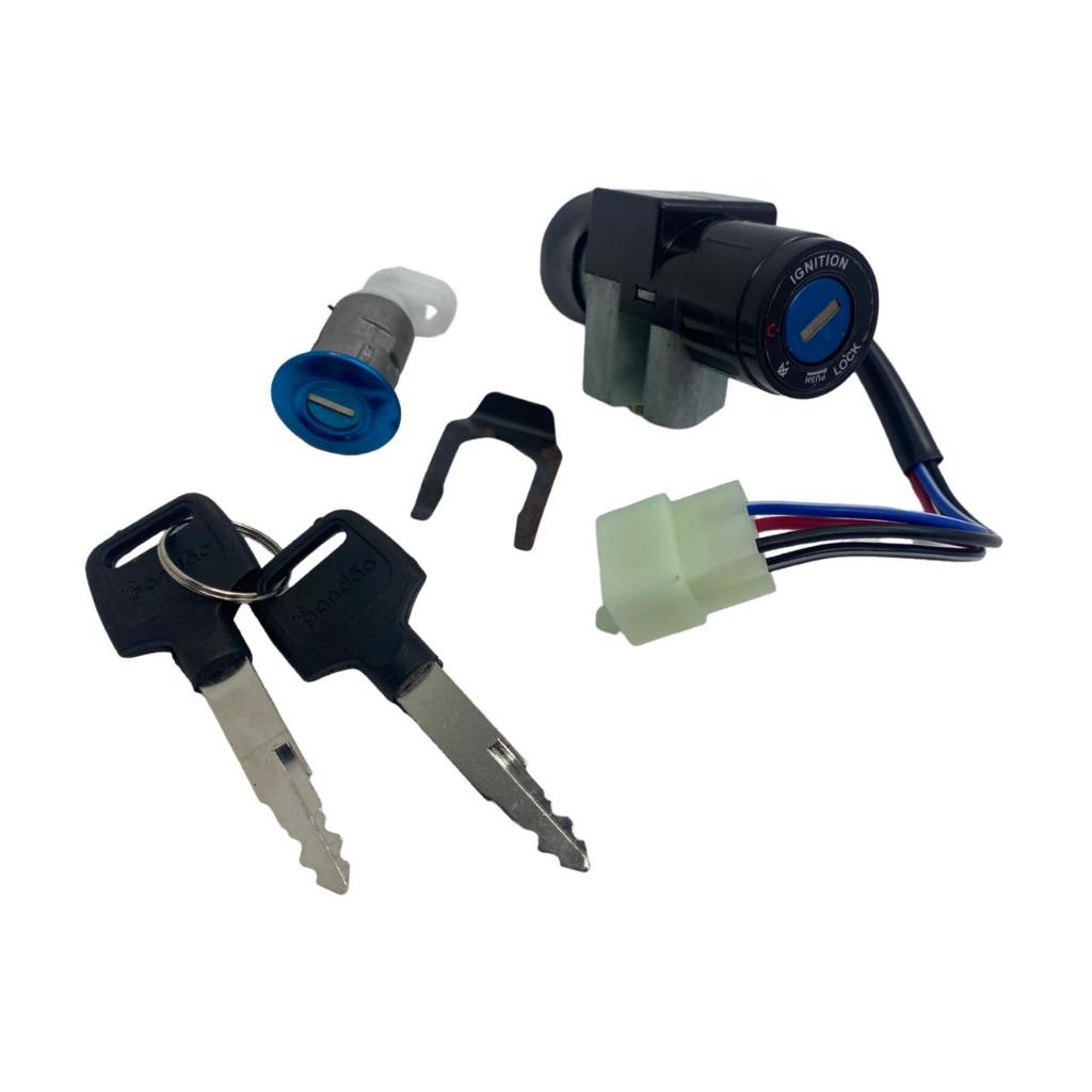 Kit Chave Contato de Ignição Biz125 2009 Até 2015 Biz110i 2016 2017