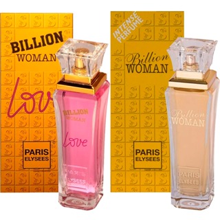 Kit Com 1 Billion Woman Love + 1 Billion Woman 100ml Paris Elysees em Oferta na Shopee