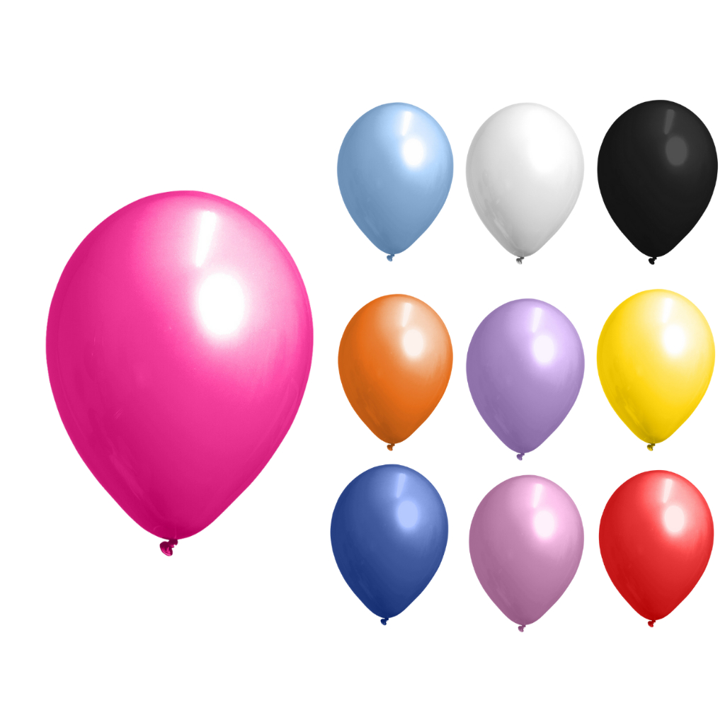 Kit 50-200un Balão Bexiga Látex Redondo Liso 7 Polegadas 50 Unidades Festa Aniversário em Oferta na Shopee