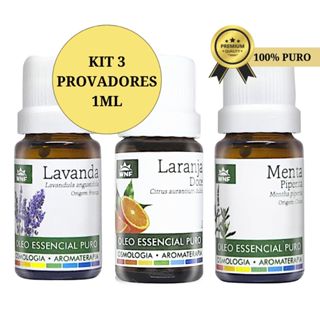 Kit 3 Oleos Essenciais 1ml Provador WNF em Oferta na Shopee