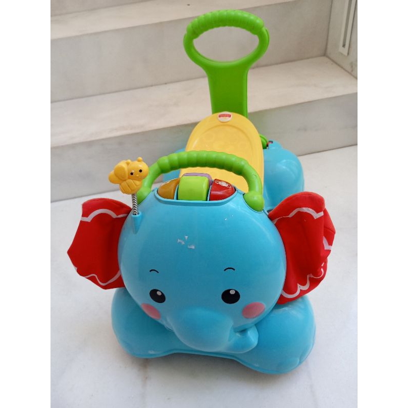 Andador Elefante Fisher Price Luzes e Som