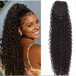 Rabo de cavalo cacheado volumoso em Oferta na Shopee