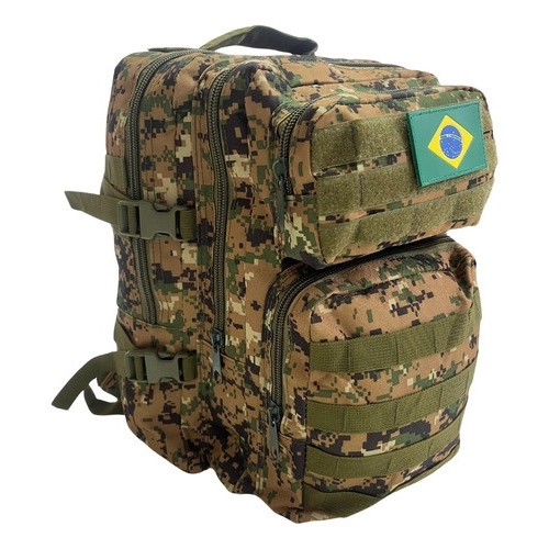 Mochila Tática Militar Trilha Camping Trekking Impermeável Reforçada Grande 45L