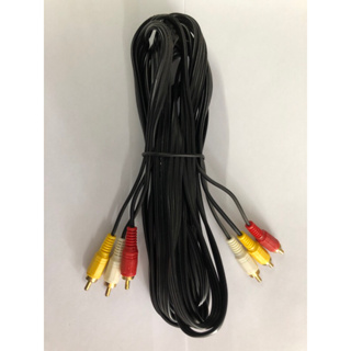 cabo de áudio e vídeo 3+3 Rca dvd 5 metros em Oferta na Shopee