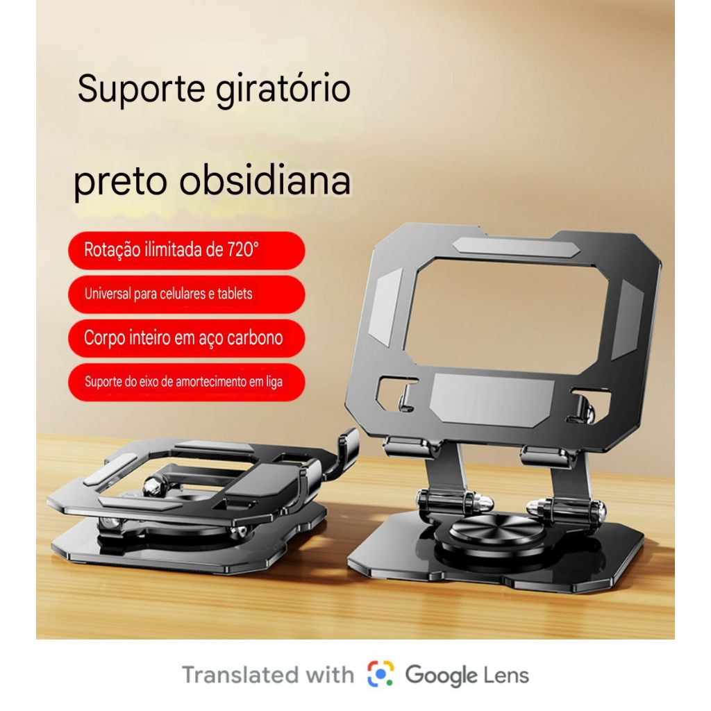 Suporte De Mesa Giratório 360° De Metal Pra Tablet E iPad N258 (Nao serve Notebook)