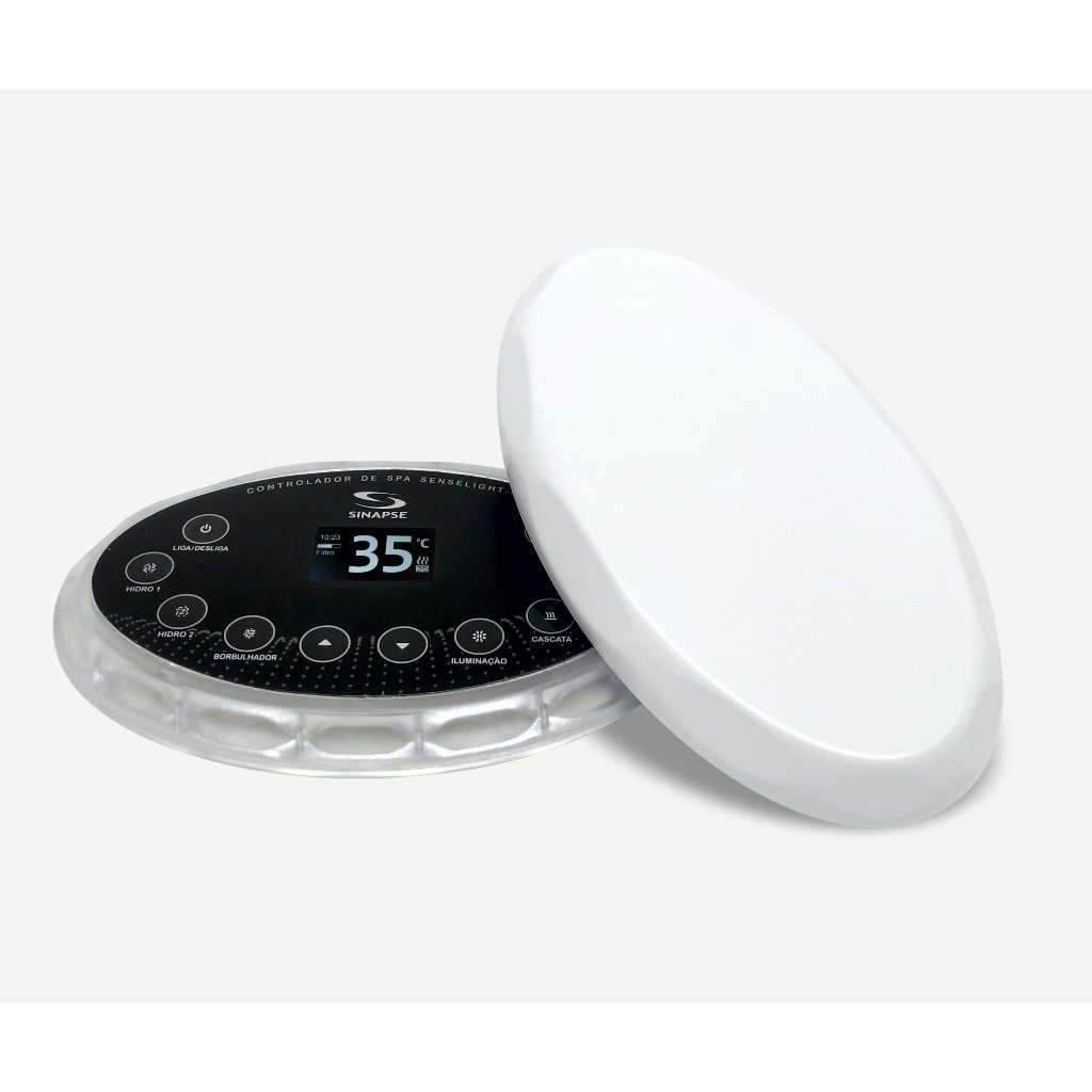 Capa Protecao Tampa oval Painel Aquecedor controlador spa Slim spamax Sinapse