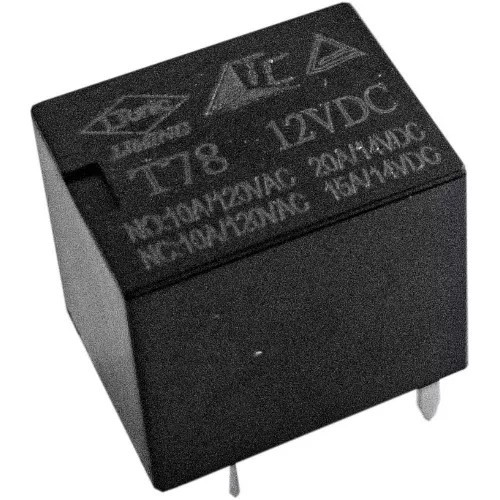 10pcs Rele 12v 20a Q78f Mini 5 Pinos Eletrica Eletronica
