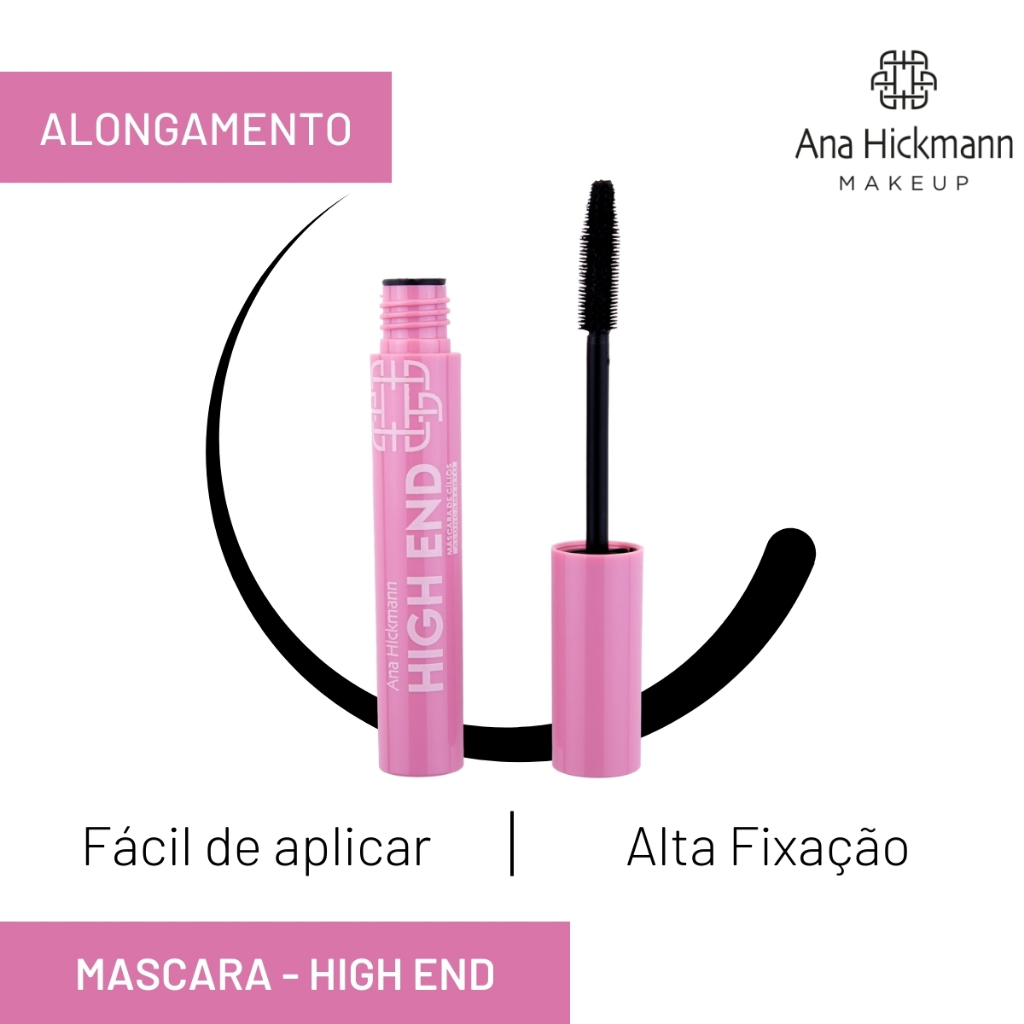 Mascara de Cilios Rimel High End Alongamento Longa Durabilidade Ana Hickmann em Oferta na Shopee