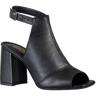 Sandália Fechada Salto Alto Bloco Ankle Boots Confortável Sandal Boots Blogueira Confort GiGiL em Oferta na Shopee