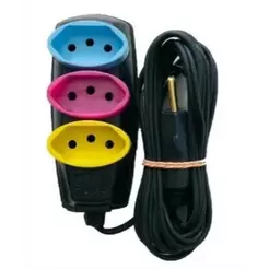 Extensão Elétrica de Energia 3m/5m/10m Colorida TRIOPLAST