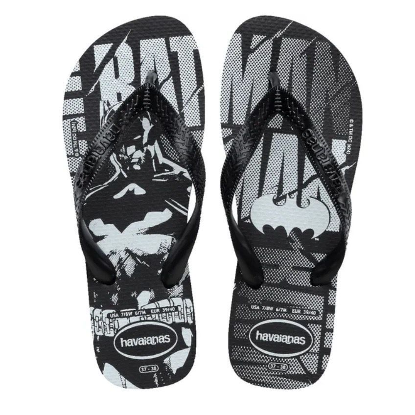 Chinelo Havaianas Top DC Logomania Batman Preto - 4149