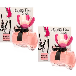 Kit Com 2 Perfumes Paris Elysees La Petite Fleur Secrete 100ml em Oferta na Shopee