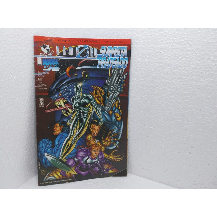 Gibi Hq Arma Zero Sufista Prateado - Cyblade / Motoqueiro Fantasma (o Reino Do Demônio Parte 1 Lado A E B) Top Cow Comics 1998
