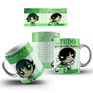 Caneca Personalizada Meninas Super Poderosas - Florzinha Lindinha Docinho Com seu Nome em Oferta na Shopee