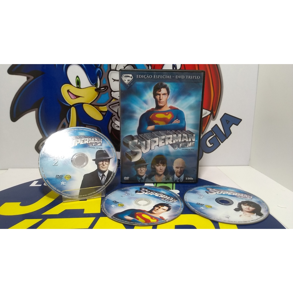 Superman O Filme Edicao Especial Triplo Dvd Original