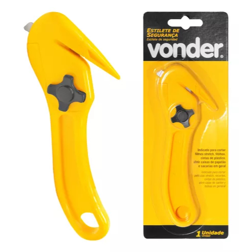 Kit 40 Estilete Segurança Bico De Pato Profissional Original Vonder