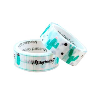 Washi Tape Cacto Suculenta Fita Adesiva Cactos Fita ColoridasFolha de Arroz Decorativa Reposicionável NÂO RASGA o papel