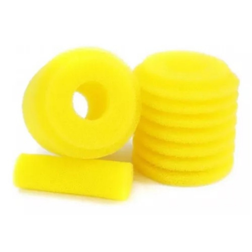 Esponja Amarela 2 Peças Refil para Filtro Interno Boyu, Jad, Ace Pet, Xinlong, Jebo