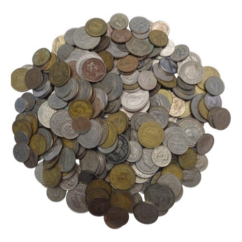 Kilo De Moedas Antigas Réis Selecionadas Otima Qualidade 400 réis aleatórias de 1901 a 1940 SEM GARIMPAR