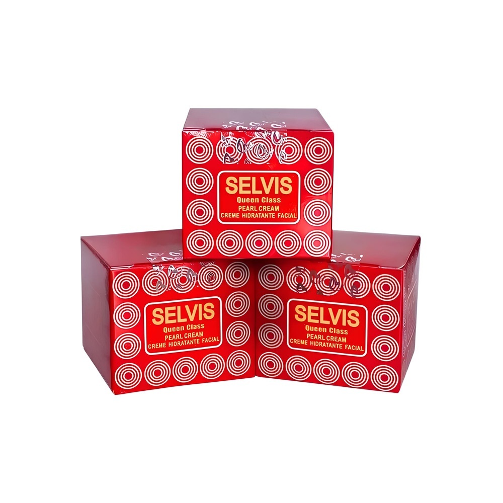 Kit 3 Creme Facial Selvis Pearl Rugol 15g Com Efeito De Base Corretiva