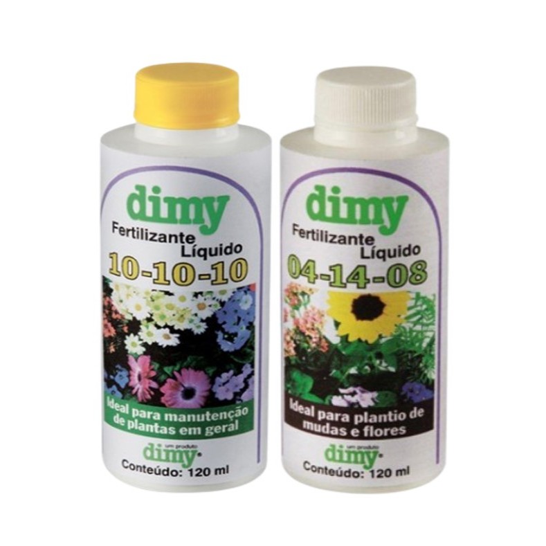 Kit Fertilizante Mineral 240ml 04-14-08 E 10-10-10 - Dimy em Oferta na Shopee