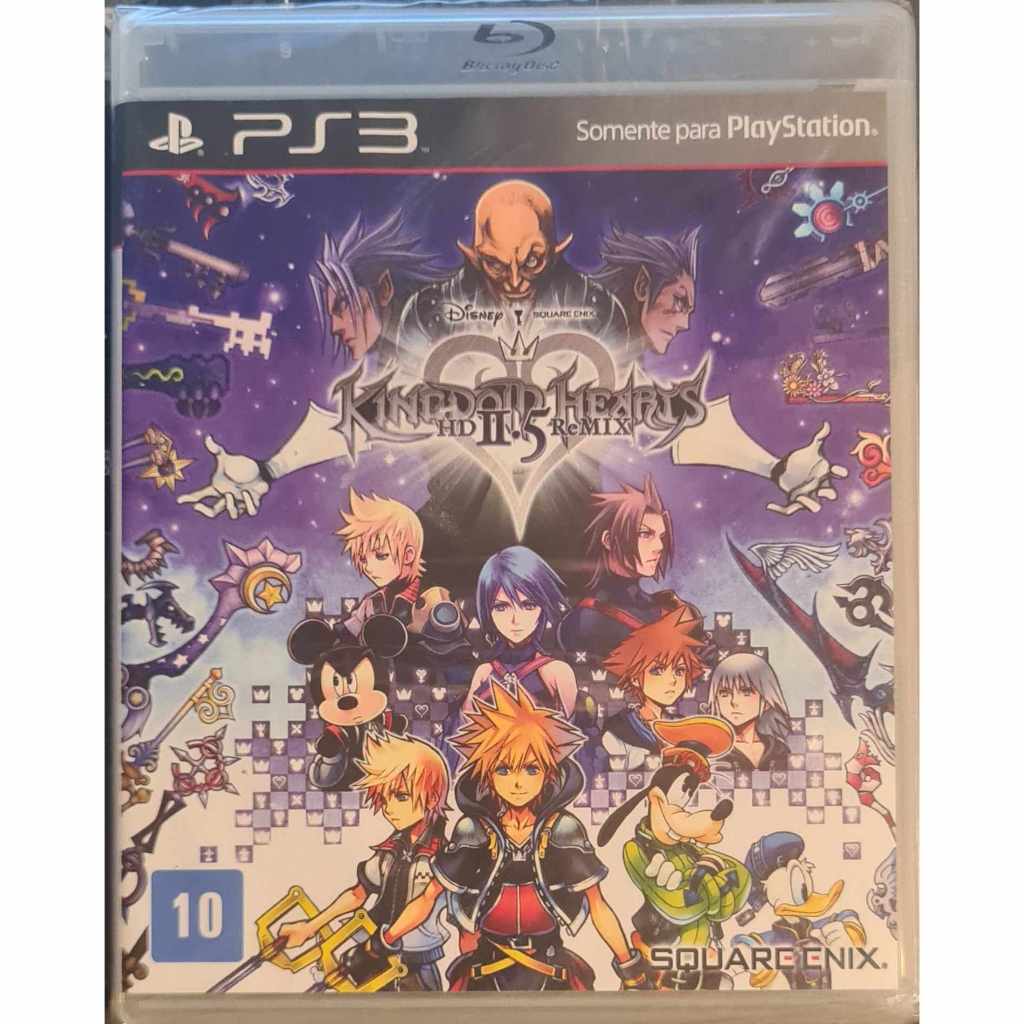 Kingdom Hearts HD 2.5 ReMix PS3 - Original - Mídia Física (Lacrado)