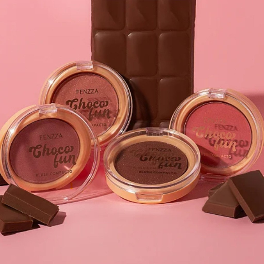 BLUSH COMPACTO CHOCO FUN - FENZZA