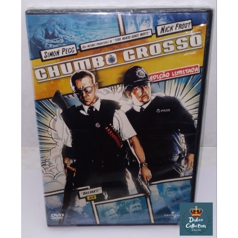 DVD Chumbo Grosso Edição Limitada de Colecionador Capa Comic Book - Original Lacrado