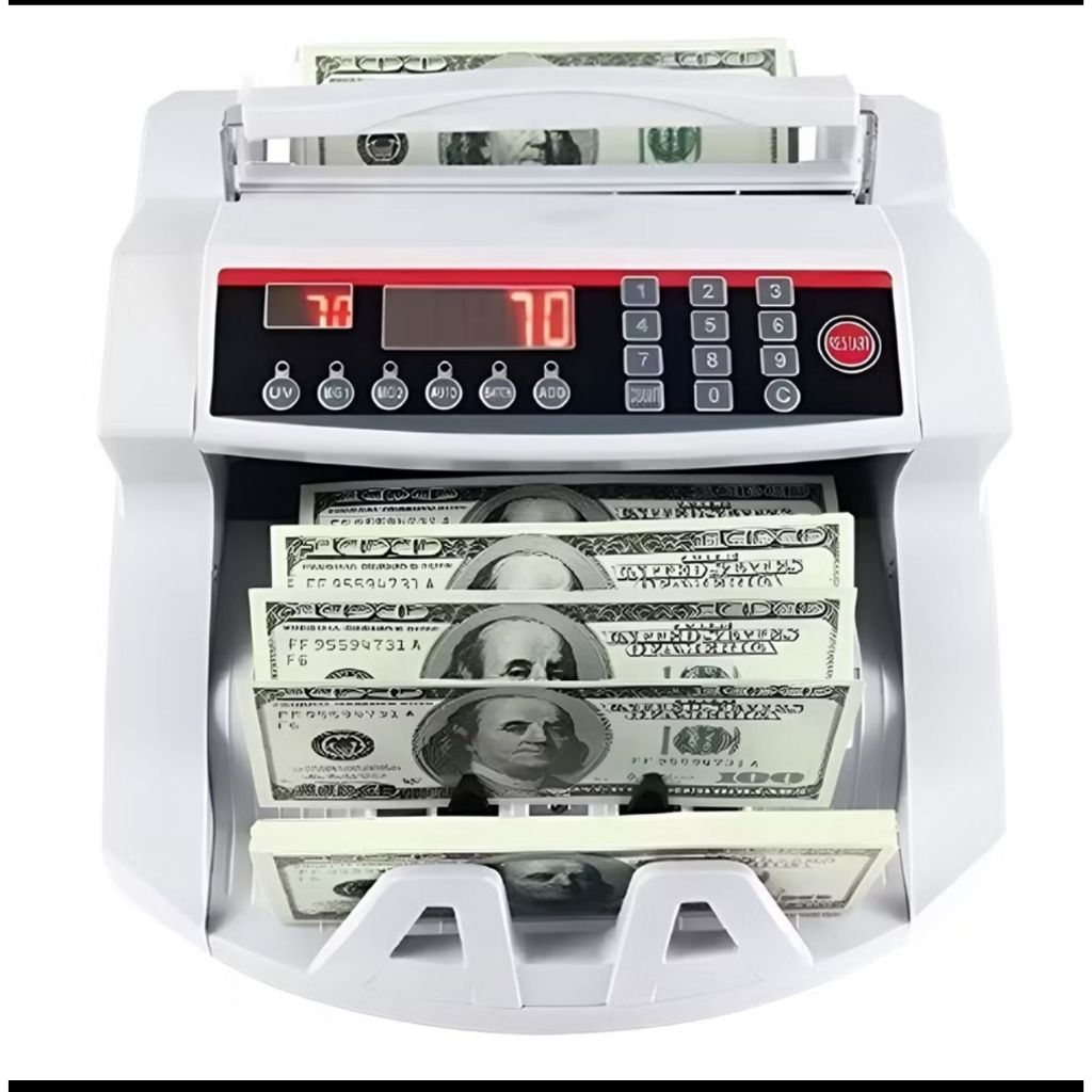 Maquina de Contar Dinheiro Detecta Bivolte Aceita nota 200