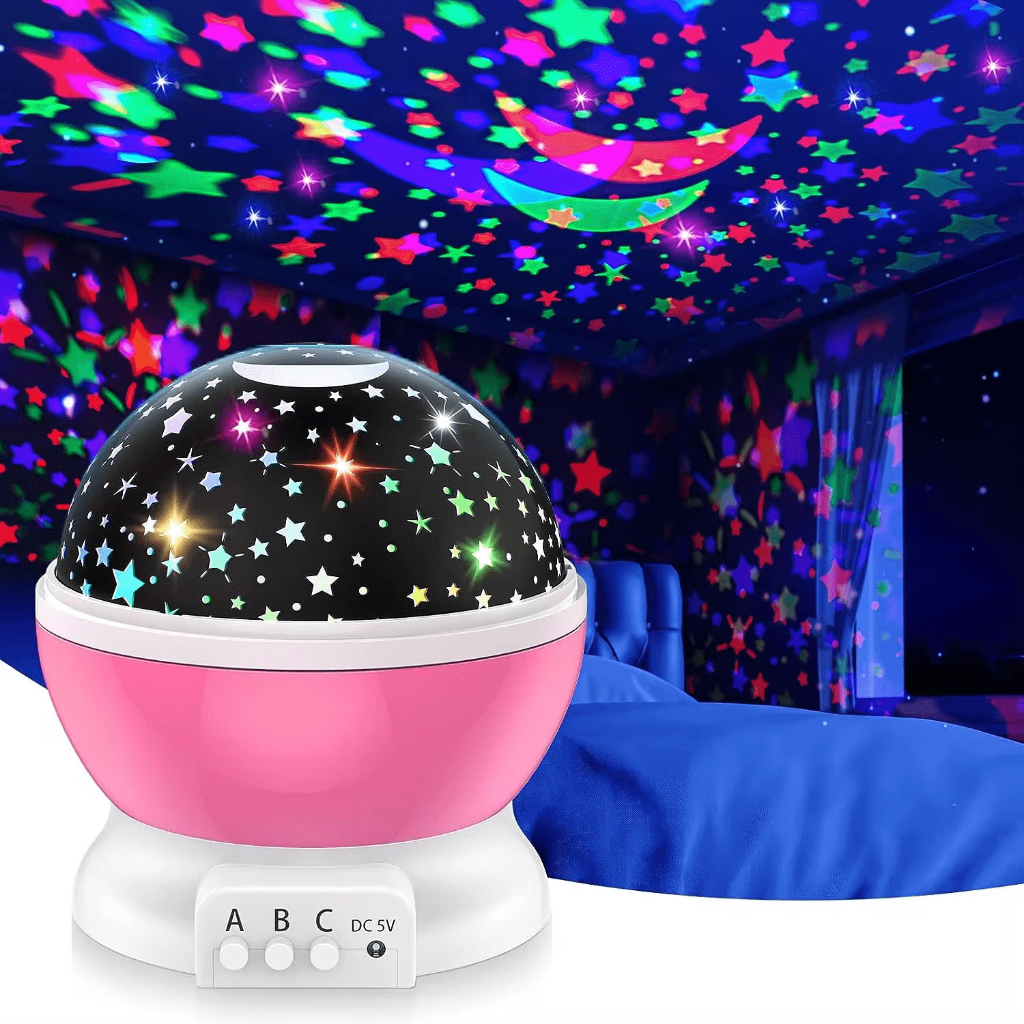 Luminária Projetor Estrela 360º Galaxy Abajur Star Master em Oferta na Shopee