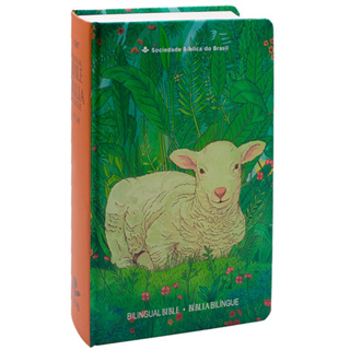 Bíblia Bilíngue | Português e Inglês | Edição Para Jovens | NTLH | Capa Dura Ovelha em Oferta na Shopee