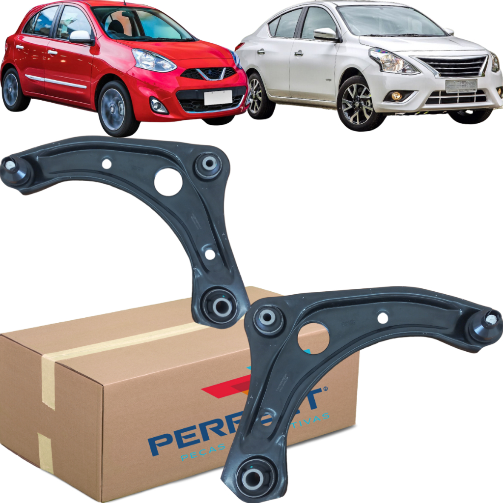 Par Bandeja Balança Dianteira Inferior Perfect March Versa em Oferta na Shopee