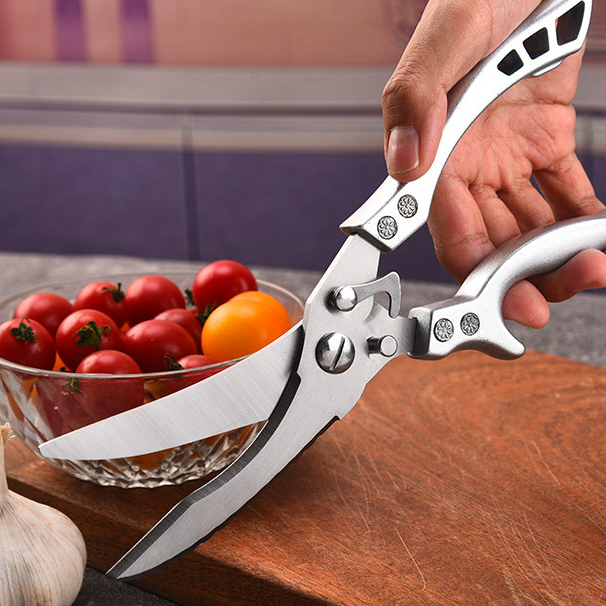 Tesoura Multifuncional Para Corte Alimentos Legumes Peixes Frangos Verdura Aço Inoxidável Utensílios