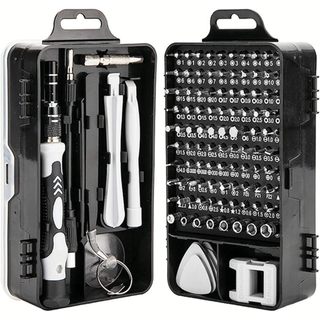 Kit Ferramenta Acompanha Maleta Com 115 Peças Fenda (COD-115FERRAM)