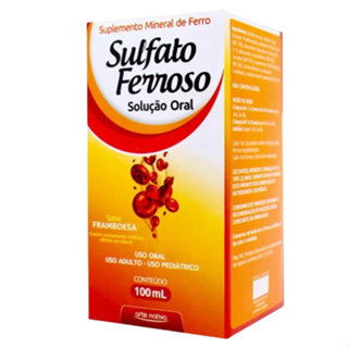Sulfato Ferroso 125mg/ml 100ml - ARTE NATIVA em Oferta na Shopee