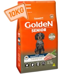 Ração Golden Mini Bits para Cães Sênior – Sabor Frango e Arroz – 10kg