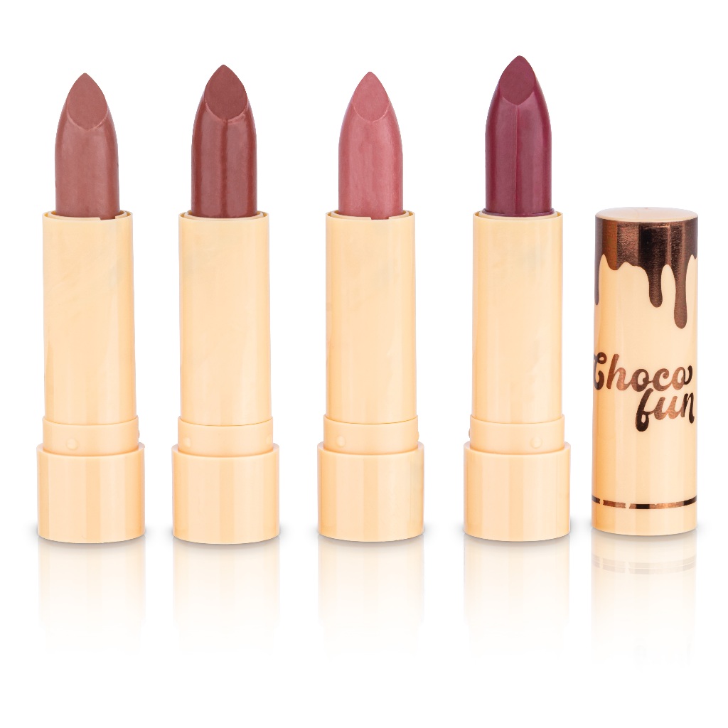 Batom Soft Matte Choco Fun Collection com Cheirinho de Chocolate NOVAS CORES Fenzza