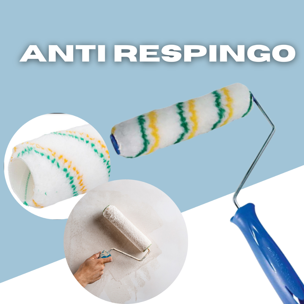 Rolo De La Brasileirinho Anti-respingo 23cm  Profissional Ref. 1374 23cm - Tigre-pintura decorar
