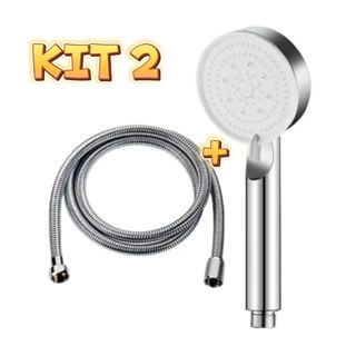 Chuveiro de Mão - 5 Modos Jato Ajustável– Pulverizador de Alta Pressão, Econômico, Fácil de Instalar em Oferta na Shopee