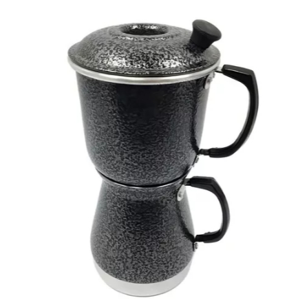 Cafeteira Aluminio Extra Forte Cafeteira Econômica manual preta italiana