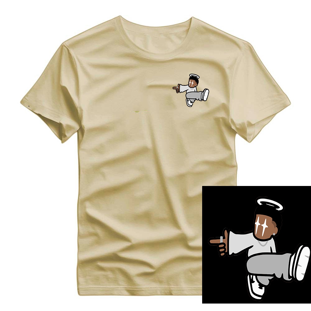 Camisa Streetwear Camiseta Masculina Blusa Cor Bege Estampas Diversas 100% Algodão Premium Envio Rapido