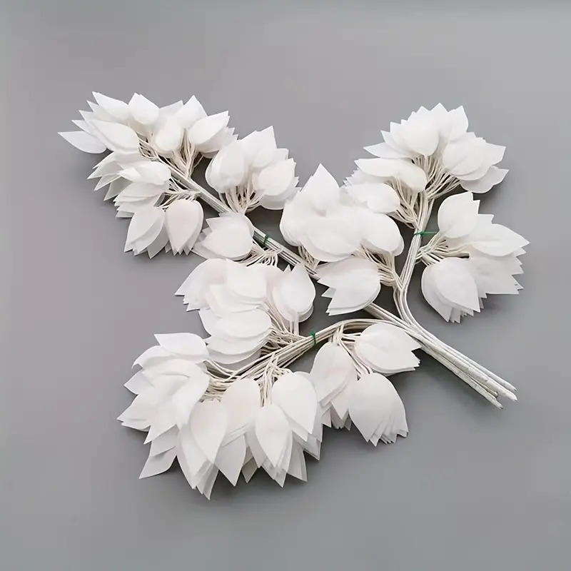 10 a 40 Folhas De Ficus Branco 60 Cm Artificial Decoração Casa-BH802330