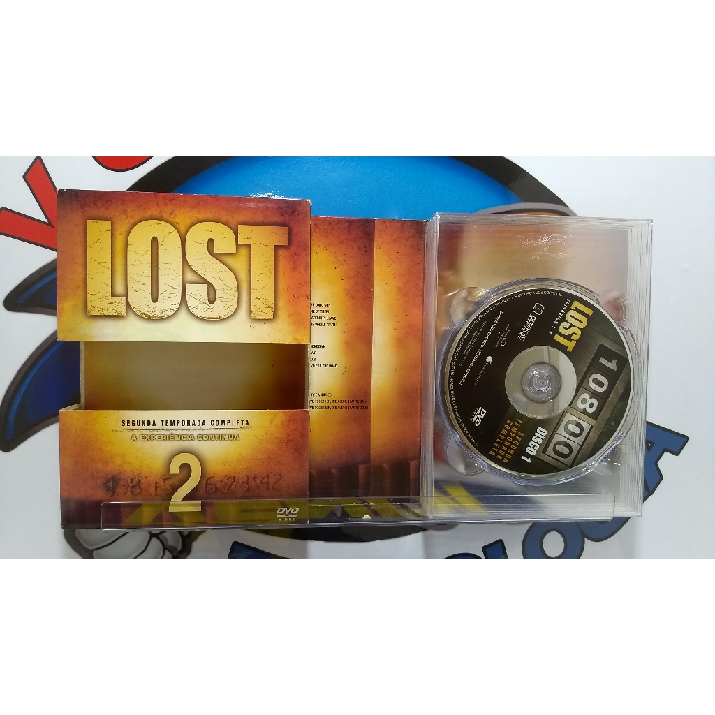 Dvd: Box Lost Segunda Temporada Completa Dub E Leg
