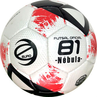 ***TRIO - BOLAS EURO FUTSAL OFICIAL LINHA NEBULA PEROLA / PRETO / VERMELHO - KIT CONTENDO 3 BOLAS OFICIAIS DIRETO DE FABRICA. em Oferta na Shopee