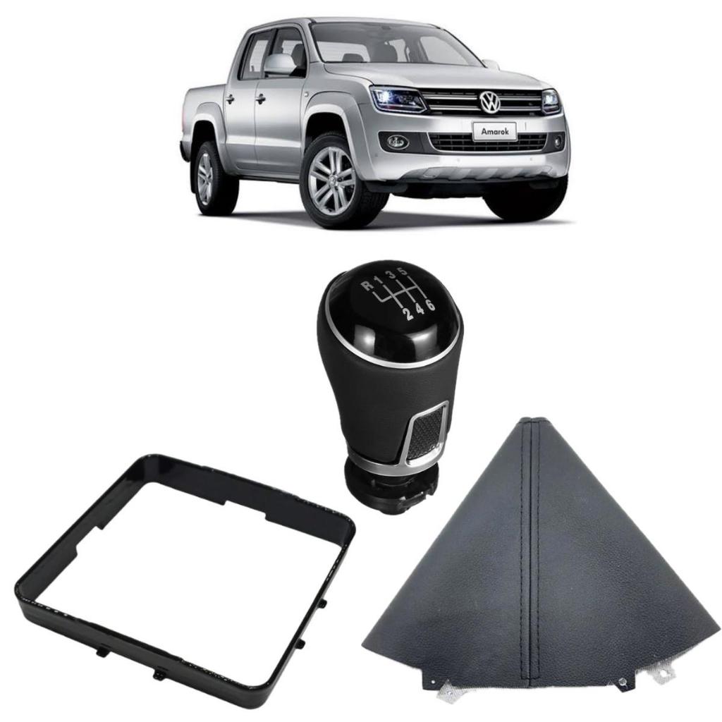 Manopla com Coifa e Aro Suporte Câmbio Manual Volkswagen Amarok Se 2011 a 2020